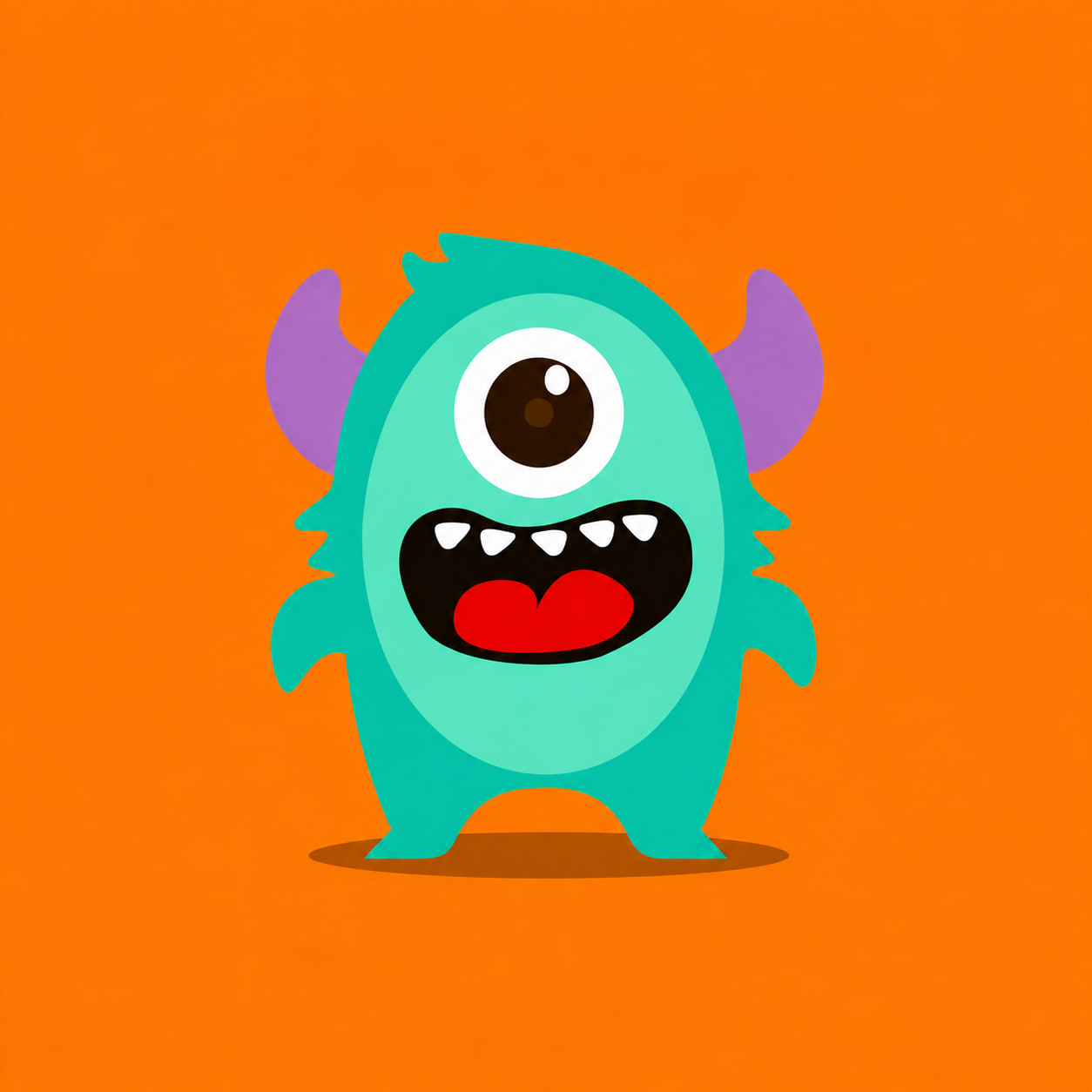 Mint Pogo on tangerine
